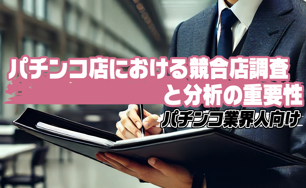 パチンコ店における競合店調査と分析の重要性